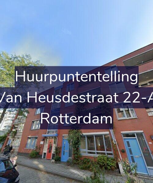 Foto gevel Huurpuntentelling voor Van Heusdestraat 22-A, Rotterdam