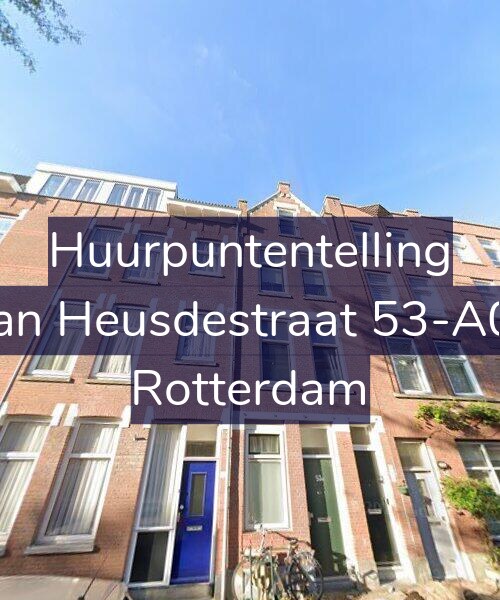 Foto gevel Huurpuntentelling voor Van Heusdestraat 53-A02, Rotterdam