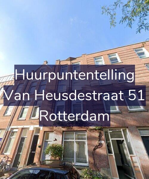 Foto gevel Huurpuntentelling voor Van Heusdestraat 51, Rotterdam