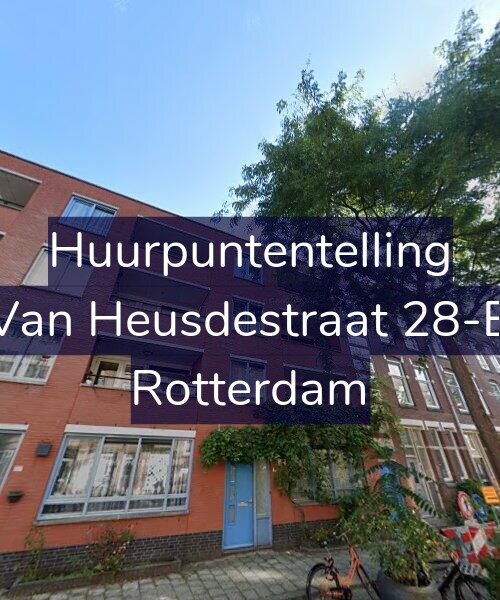 Foto gevel Huurpuntentelling voor Van Heusdestraat 28-B, Rotterdam