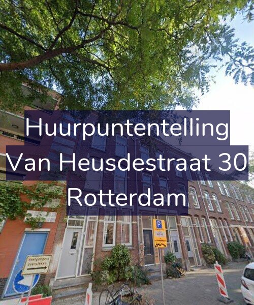 Foto gevel Huurpuntentelling voor Van Heusdestraat 30, Rotterdam
