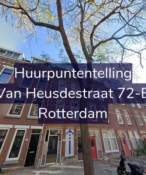 Foto gevel Huurpuntentelling voor Van Heusdestraat 72-B, Rotterdam