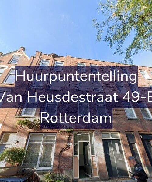 Foto gevel Huurpuntentelling voor Van Heusdestraat 49-B, Rotterdam