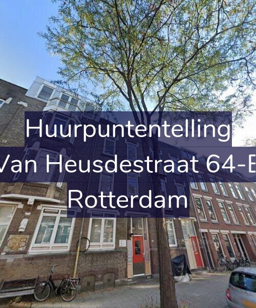 Foto gevel Huurpuntentelling voor Van Heusdestraat 64-B, Rotterdam