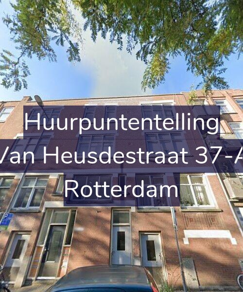 Foto gevel Huurpuntentelling voor Van Heusdestraat 37-A, Rotterdam