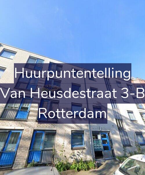 Foto gevel Huurpuntentelling voor Van Heusdestraat 3-B, Rotterdam