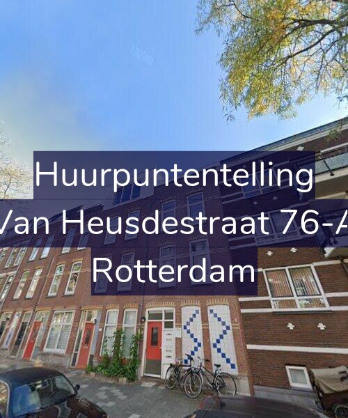 Foto gevel Huurpuntentelling voor Van Heusdestraat 76-A, Rotterdam