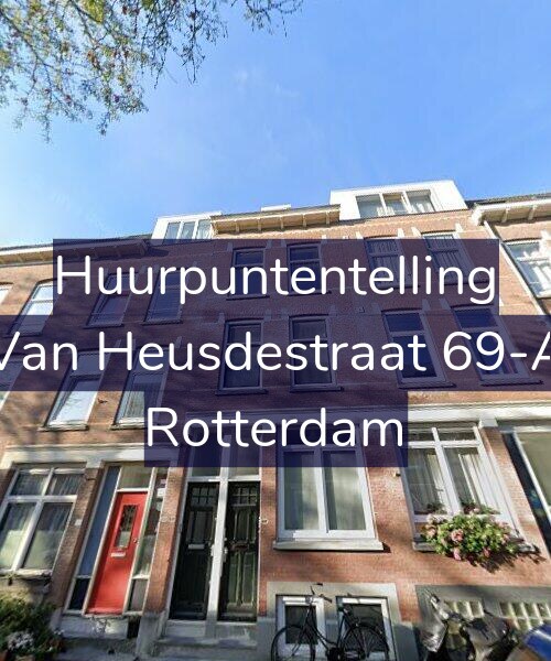 Foto gevel Huurpuntentelling voor Van Heusdestraat 69-A, Rotterdam