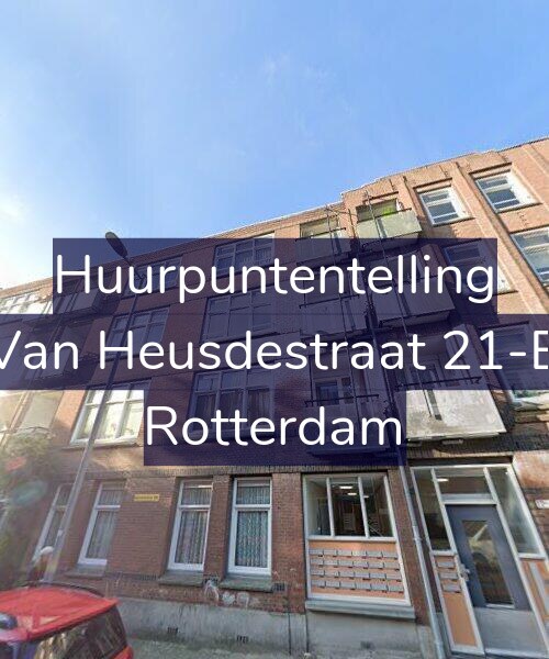 Foto gevel Huurpuntentelling voor Van Heusdestraat 21-B, Rotterdam