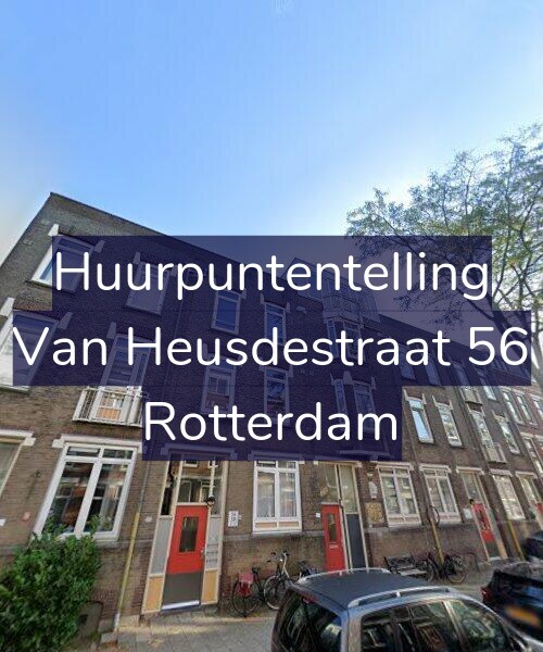 Foto gevel Huurpuntentelling voor Van Heusdestraat 56, Rotterdam