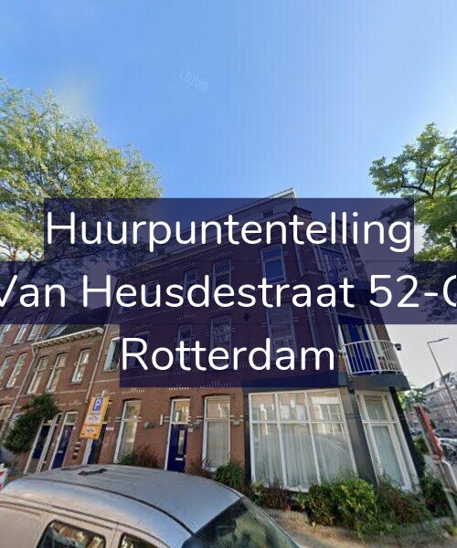Foto gevel Huurpuntentelling voor Van Heusdestraat 52-C, Rotterdam