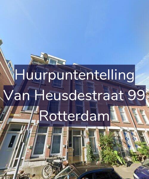 Foto gevel Huurpuntentelling voor Van Heusdestraat 99, Rotterdam