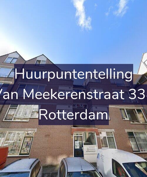 Foto gevel Huurpuntentelling voor Van Meekerenstraat 338, Rotterdam