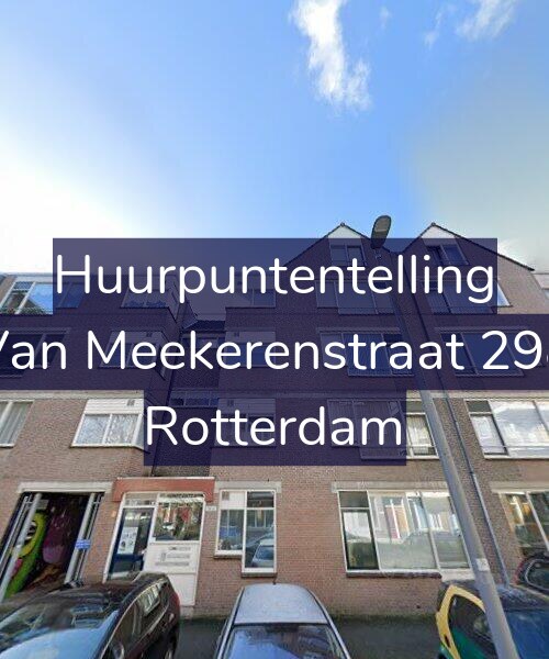 Foto gevel Huurpuntentelling voor Van Meekerenstraat 298, Rotterdam