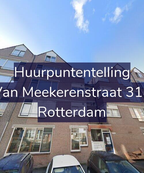 Foto gevel Huurpuntentelling voor Van Meekerenstraat 314, Rotterdam