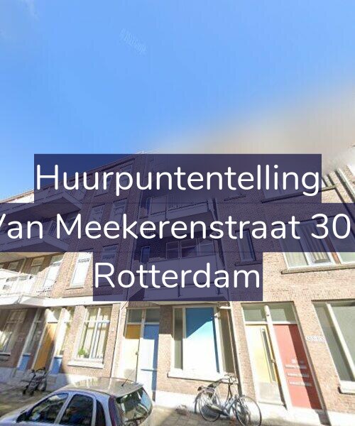 Foto gevel Huurpuntentelling voor Van Meekerenstraat 307, Rotterdam