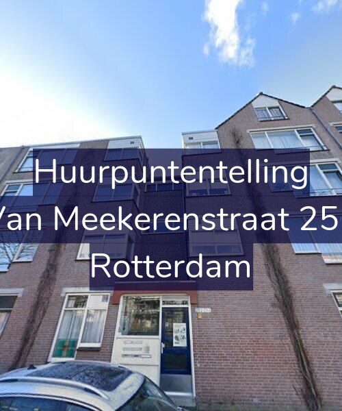Foto gevel Huurpuntentelling voor Van Meekerenstraat 256, Rotterdam