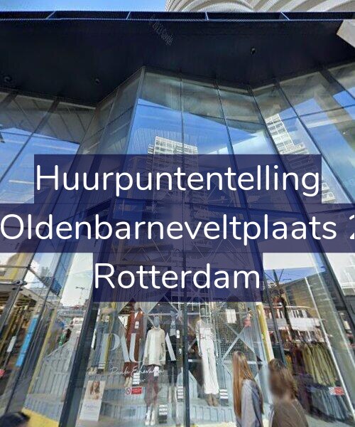 Foto gevel Huurpuntentelling voor Van Oldenbarneveltplaats 26-B, Rotterdam