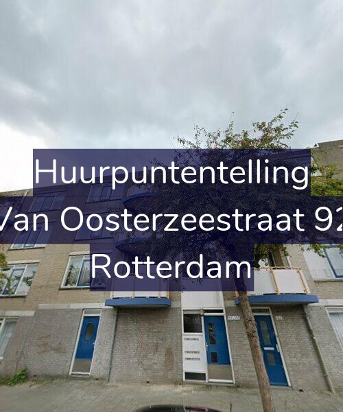 Foto gevel Huurpuntentelling voor Van Oosterzeestraat 92, Rotterdam