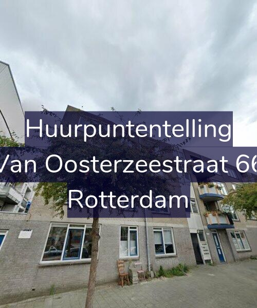 Foto gevel Huurpuntentelling voor Van Oosterzeestraat 66, Rotterdam
