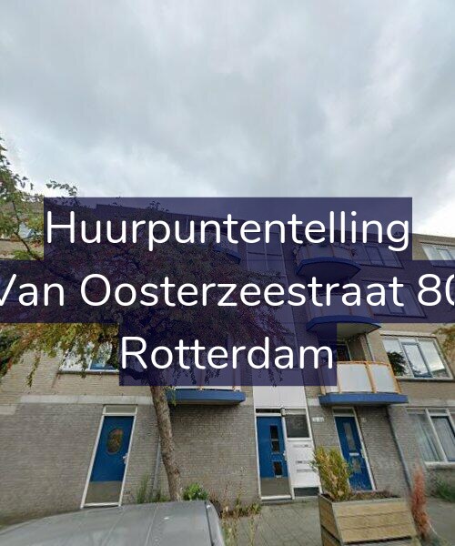 Foto gevel Huurpuntentelling voor Van Oosterzeestraat 80, Rotterdam