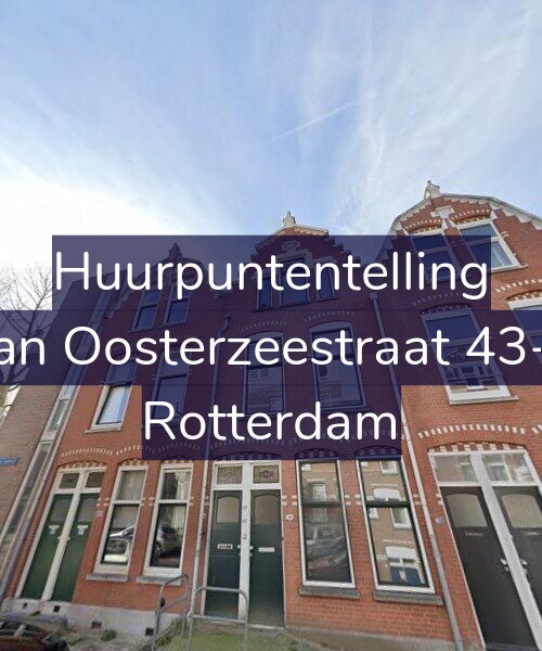 Foto gevel Huurpuntentelling voor Van Oosterzeestraat 43-A, Rotterdam