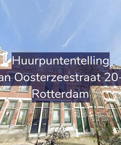 Foto gevel Huurpuntentelling voor Van Oosterzeestraat 20-B, Rotterdam