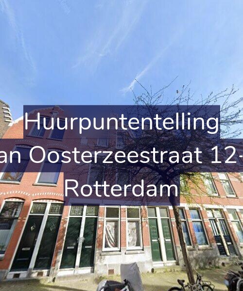 Foto gevel Huurpuntentelling voor Van Oosterzeestraat 12-B, Rotterdam