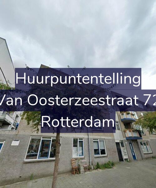 Foto gevel Huurpuntentelling voor Van Oosterzeestraat 72, Rotterdam