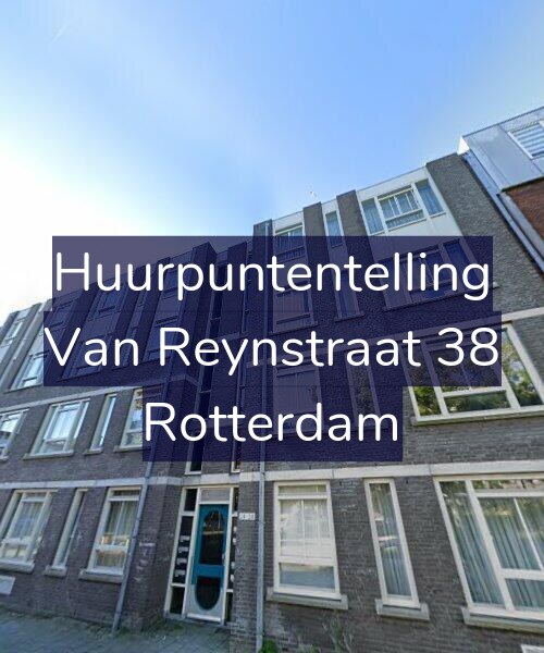 Foto gevel Huurpuntentelling voor Van Reynstraat 38, Rotterdam