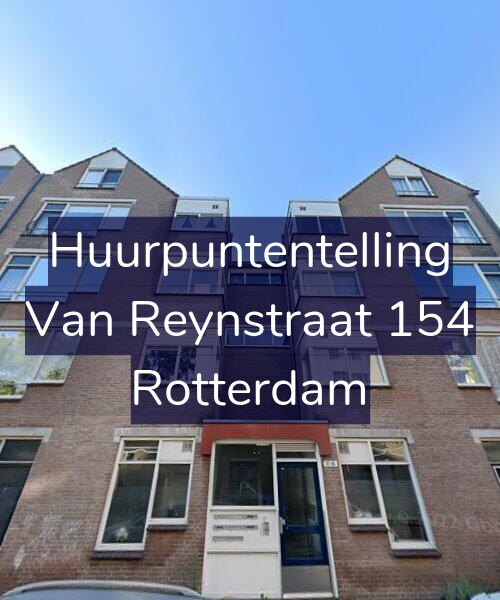 Foto gevel Huurpuntentelling voor Van Reynstraat 154, Rotterdam
