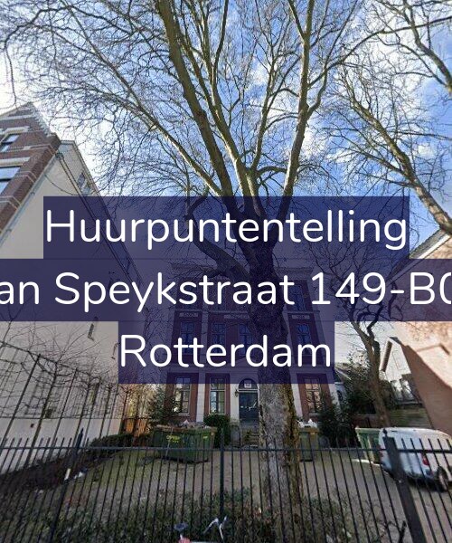 Foto gevel Huurpuntentelling voor Van Speykstraat 149-G03, Rotterdam