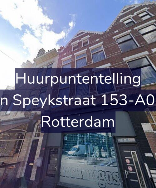 Foto gevel Huurpuntentelling voor Van Speykstraat 153-A02V, Rotterdam