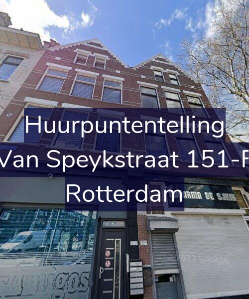 Foto gevel Huurpuntentelling voor Van Speykstraat 151-F, Rotterdam