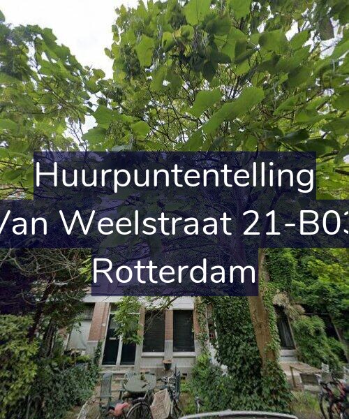 Foto gevel Huurpuntentelling voor Van Weelstraat 21-B03, Rotterdam