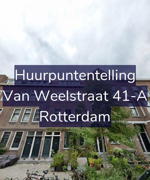 Foto gevel Huurpuntentelling voor Van Weelstraat 41-A, Rotterdam
