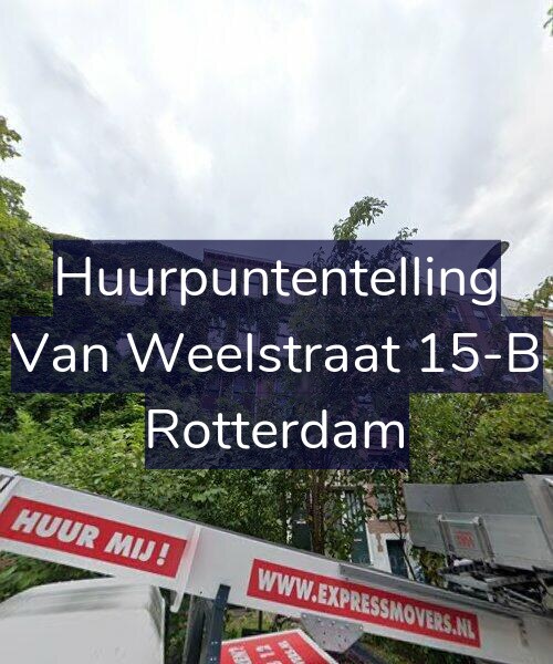 Foto gevel Huurpuntentelling voor Van Weelstraat 15-B, Rotterdam