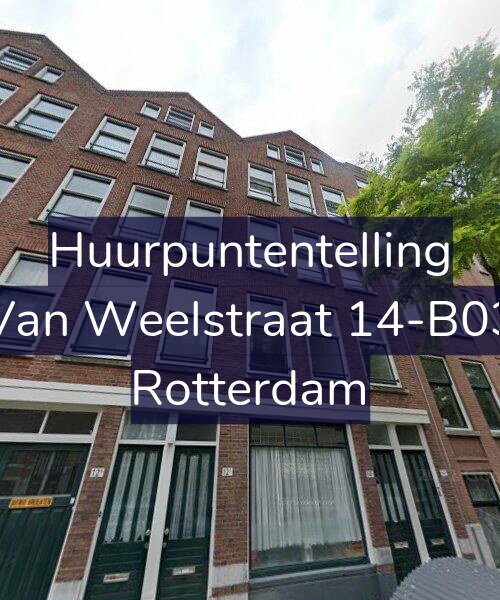 Foto gevel Huurpuntentelling voor Van Weelstraat 14-B03, Rotterdam
