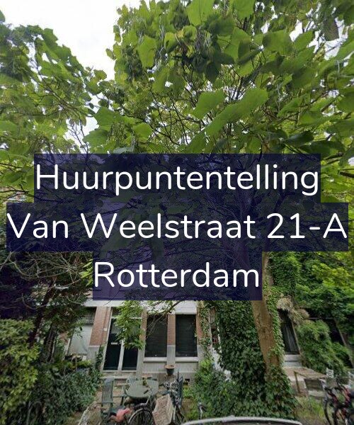Foto gevel Huurpuntentelling voor Van Weelstraat 21-A, Rotterdam