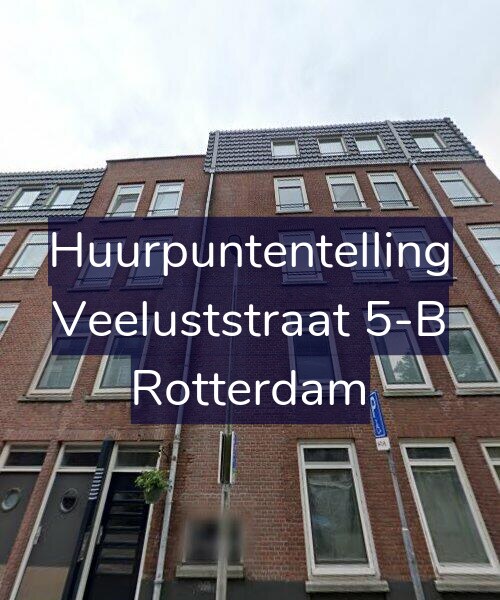 Foto gevel Huurpuntentelling voor Veeluststraat 5-B, Rotterdam