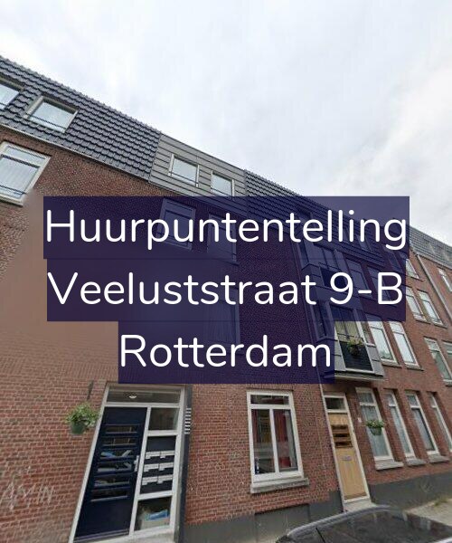Foto gevel Huurpuntentelling voor Veeluststraat 9-B, Rotterdam