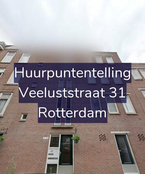 Foto gevel Huurpuntentelling voor Veeluststraat 31, Rotterdam