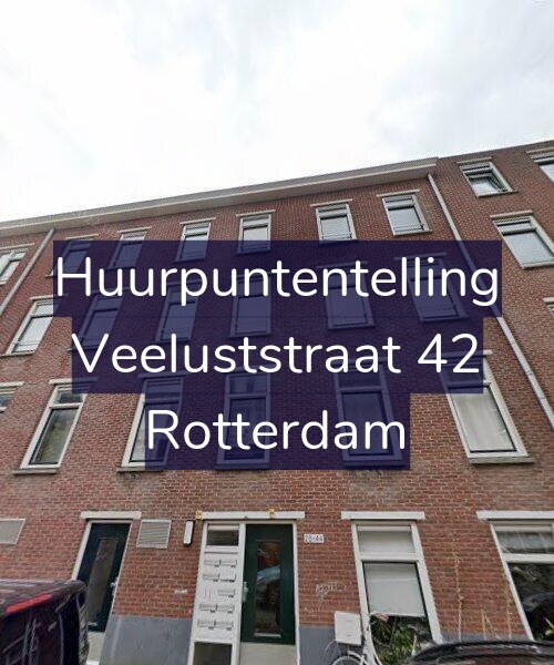 Foto gevel Huurpuntentelling voor Veeluststraat 42, Rotterdam