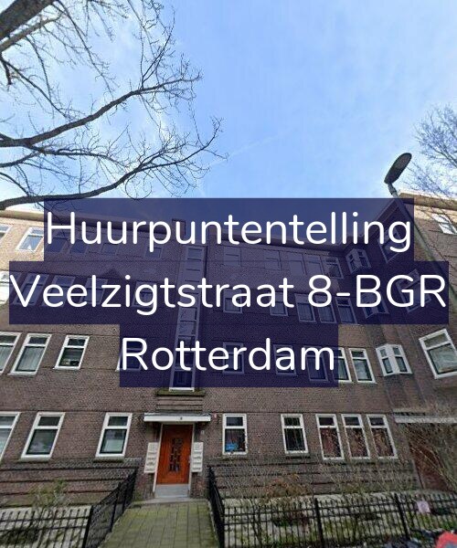 Foto gevel Huurpuntentelling voor Veelzigtstraat 8-BGR, Rotterdam