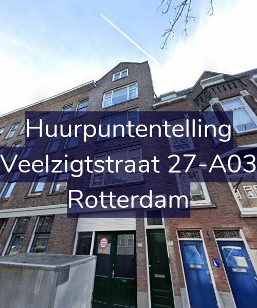 Foto gevel Huurpuntentelling voor Veelzigtstraat 27-A03, Rotterdam