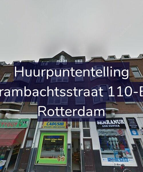 Foto gevel Huurpuntentelling voor Vierambachtsstraat 110-B01, Rotterdam