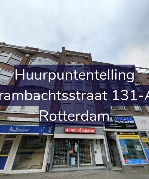 Foto gevel Huurpuntentelling voor Vierambachtsstraat 131-A02, Rotterdam