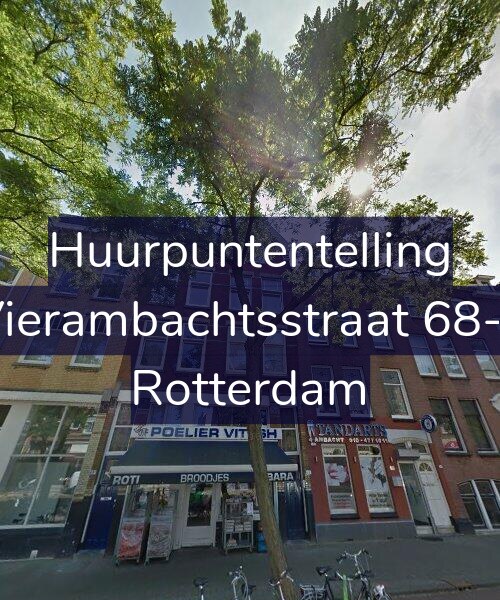 Foto gevel Huurpuntentelling voor Vierambachtsstraat 68-F, Rotterdam