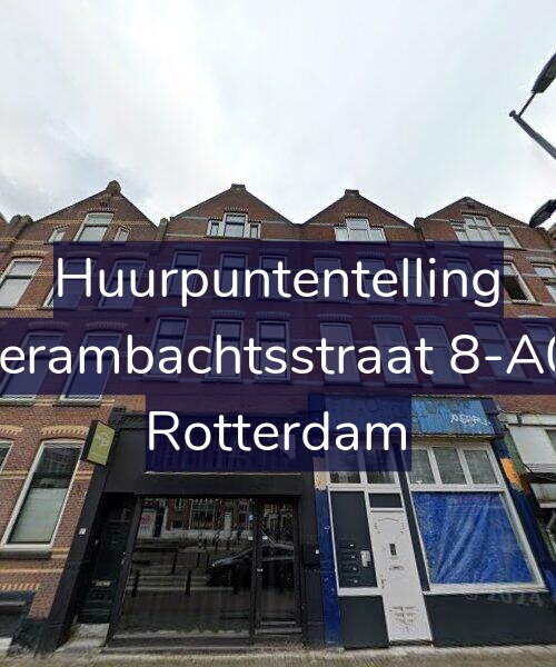 Foto gevel Huurpuntentelling voor Vierambachtsstraat 8-A01, Rotterdam