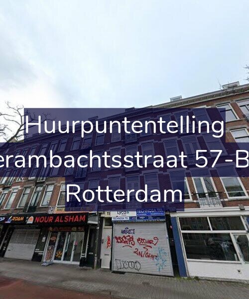 Foto gevel Huurpuntentelling voor Vierambachtsstraat 57-B02, Rotterdam